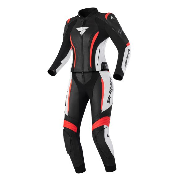 SHIMA MIURA 2.0 ZENSKE KOZNE PANTALONE BELO CRVENE