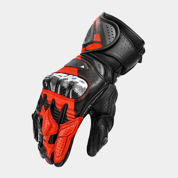 SHIMA KOZNE MOTO RUKAVICE RS-3 CRVENE/FLUO