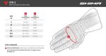 SHIMA KOZNE MOTO RUKAVICE STR-2 BELE