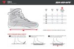 SHIMA KOZNE MOTO PATIKE SX-6 BELE