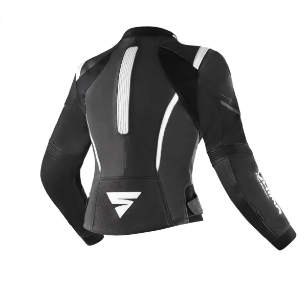 SHIMA MIURA 2.0 ZENSKA KOZNA JAKNA CRNO BELA