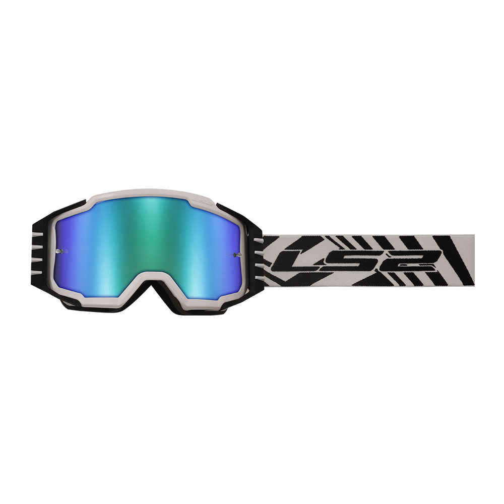 55400355-8d55-4cec-9cee-12f6722c8608 Moto Cross naočare dečije LS2 CHARGER PRO KID bele sa iridijum vizirom