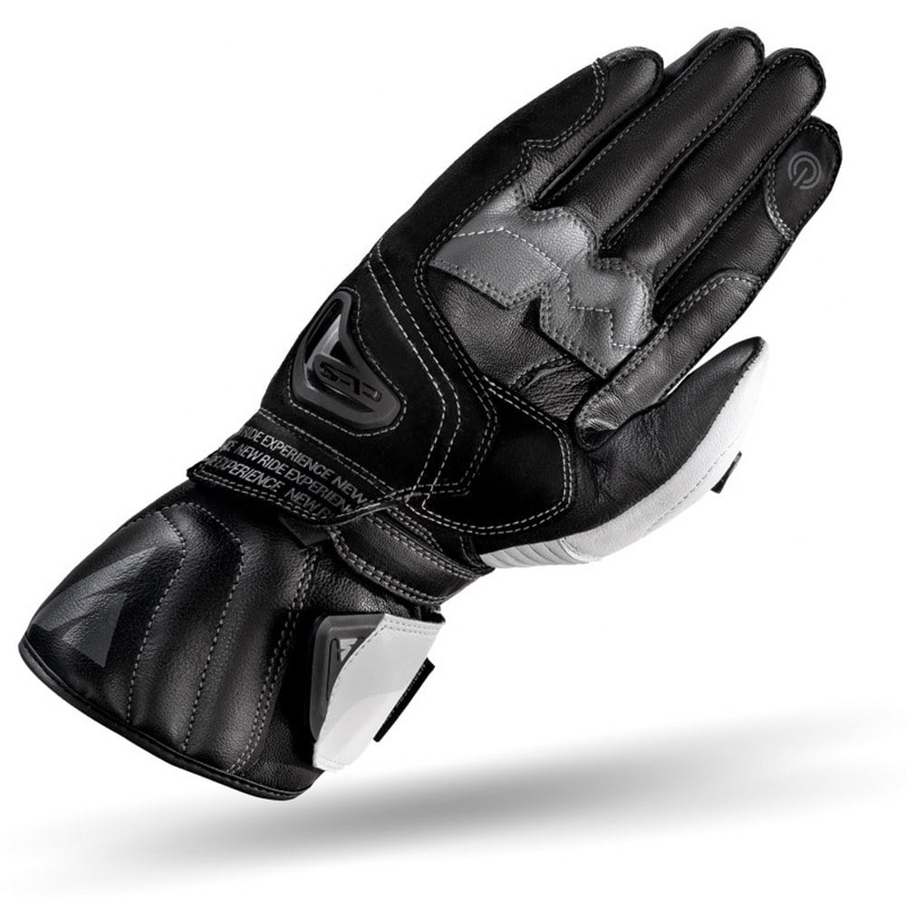 STR2_Gloves_black_white_front_800px_1000x1000 SHIMA KOZNE MOTO RUKAVICE STR-2 BELE