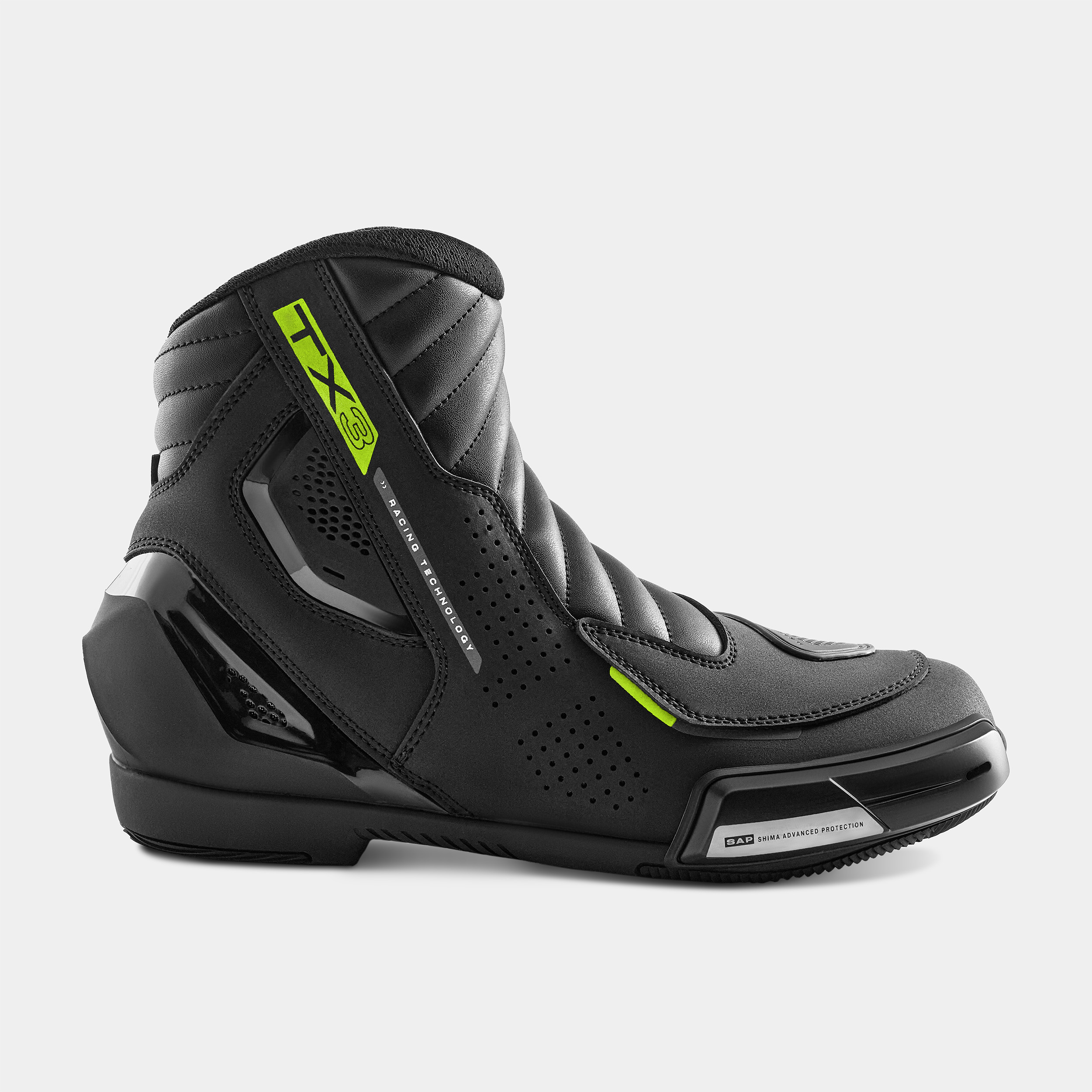 SHIMA_TX3_BOOT_MEN_FLUO_SIDE_A SHIMA MOTO PATIKE TX-3 FLUO