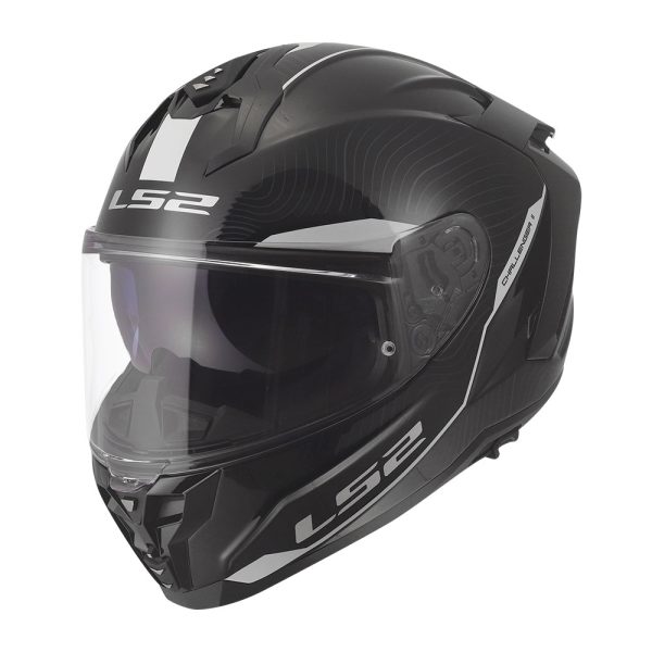 Kaciga LS2 Full Face FF817 CHALLENGER II ESSENTIAL crno bela
