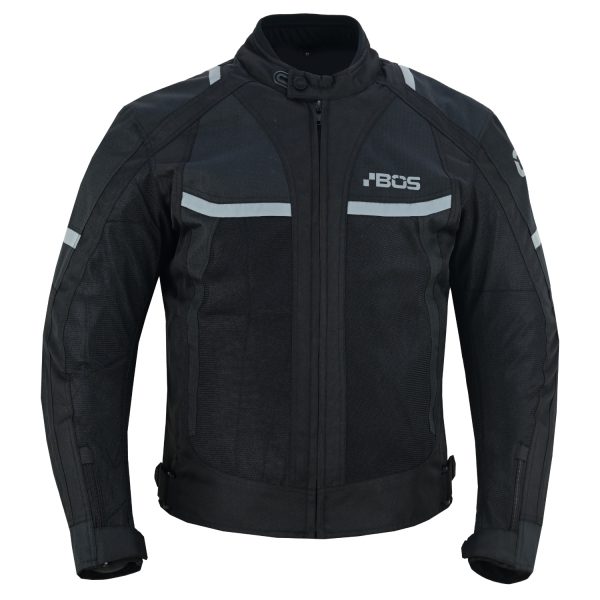 BOS MOTO JAKNA LETNJA NEW A1 3287 CRNA
