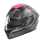 Kaciga NOX Full Face sa naočarima N402 MENTOR rozo crno sjajna