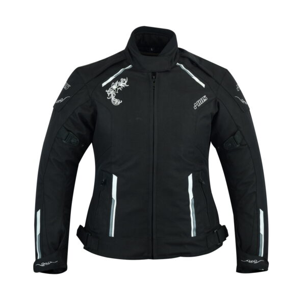 BOS MOTO JAKNA ZENSKA 8795 CRNA (SA GRESKOM)