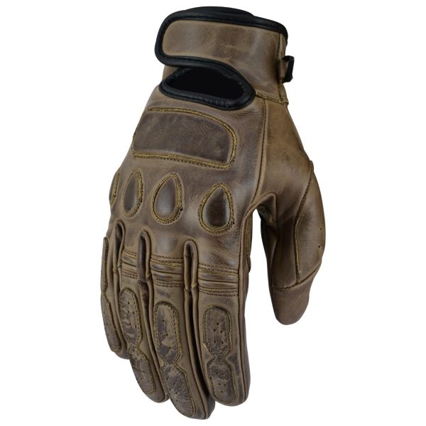 BOS RUKAVICE KOZNE CAFE RACER 6014 BRAON