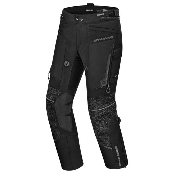 SHIMA MOTO PANTALONE TRACKER CRNE