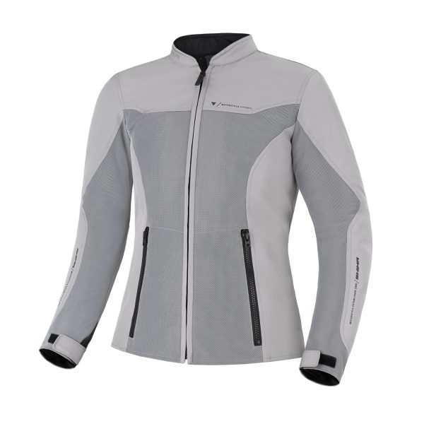 SHIMA OPENAIR MESH MOTO JAKNA ZENSKA SIVA