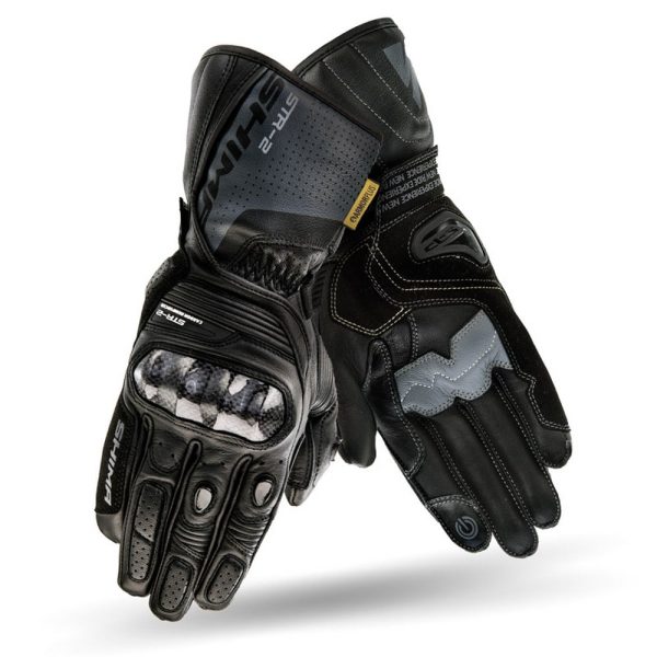 SHIMA KOZNE MOTO RUKAVICE STR-2 CRNE