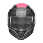 Kaciga NOX Full Face sa naočarima N402 MENTOR rozo crno sjajna