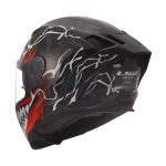 Kaciga LS2 Full Face FF807 DRAGON FC INCUBUS crno crvena